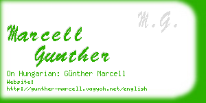 marcell gunther business card